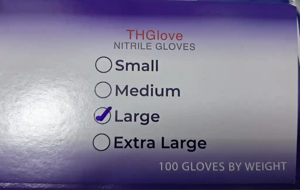 Guantes De Nitrilo Talla L