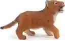 Figura Coleccionable Cría De León Pintada A Mano Papo