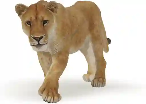 Figura Coleccionable Leona Pintada A Mano Papo