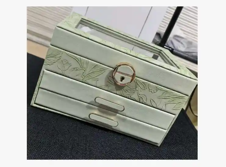 Cofre Joyero Organizador De Joyas 3 Niveles