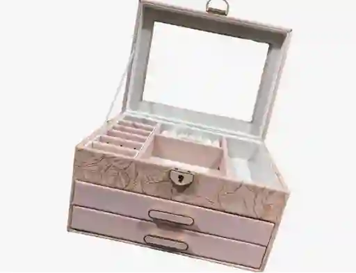 Cofre Joyero Organizador De Joyas 3 Niveles
