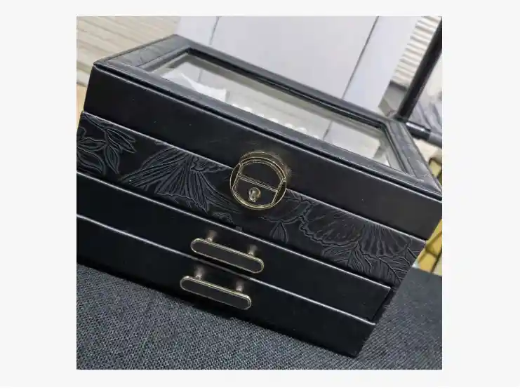 Cofre Joyero Organizador De Joyas 3 Niveles