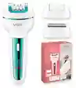 Afeitadora Electrica + Trimmer 3 En 1 Mujer Recargable Vgr V-732