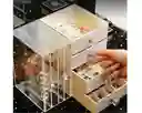 Joyero Organizador De Viaje Acrílico Cajón Para Joyería