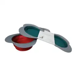 Comedero Doble Portátil Multicolor L