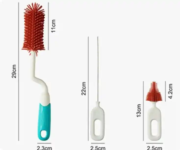Cepillos Para Lavar Botellas Biberones Pitillos