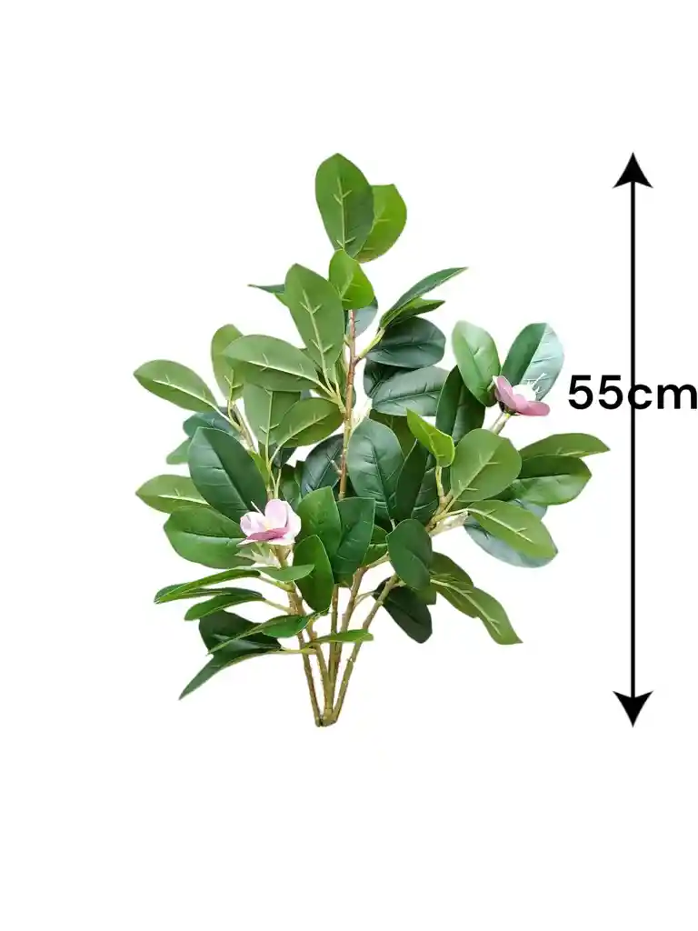 Planta Magnolia Lila Artificial 55cm