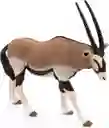 Figura Coleccionable Antílope Orix Pintada A Mano Papo