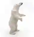Figura Coleccionable Oso Polar De Pie Pintada A Mano Papo