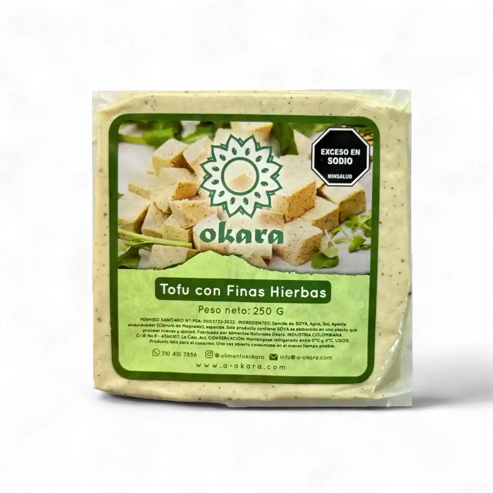 Tofu Con Finas Hierbas - Okara 250g