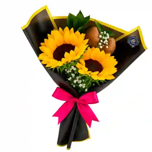Bouquet Girasoles & Fresas