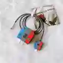 Protector De Cable + Protector De Cargador. Modelo: Nintendo Switch