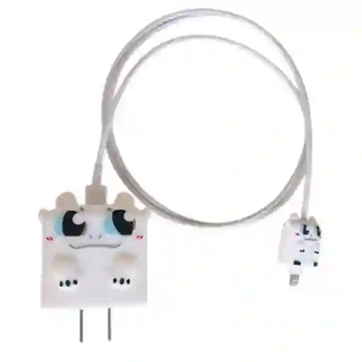 Kit Completo Protector De Cable + Protector De Cargador Iphone 18w/20w. Modelo: Furia Luminosa