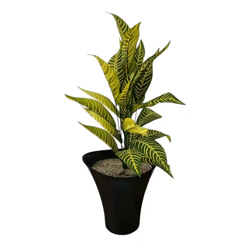 Planta Larga De Croton Artificial 70cm
