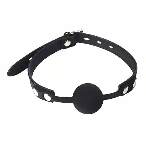 Ball Gag Roen Bola De Mordaza De Silicona Ajustable Negro