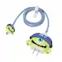 Kit Completo Protector De Cable + Protector De Cargador Iphone 18w/20w. Modelo: Mike Wazowski Monsters University