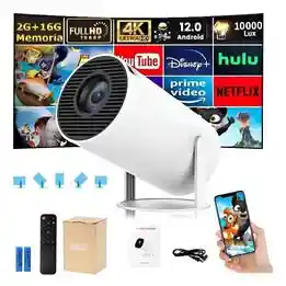 Proyector Profesional Hy300 Proyector 8k Proyector Smart Tv Proyector Hy300 Pro 4k Android Wifi Led 1080p