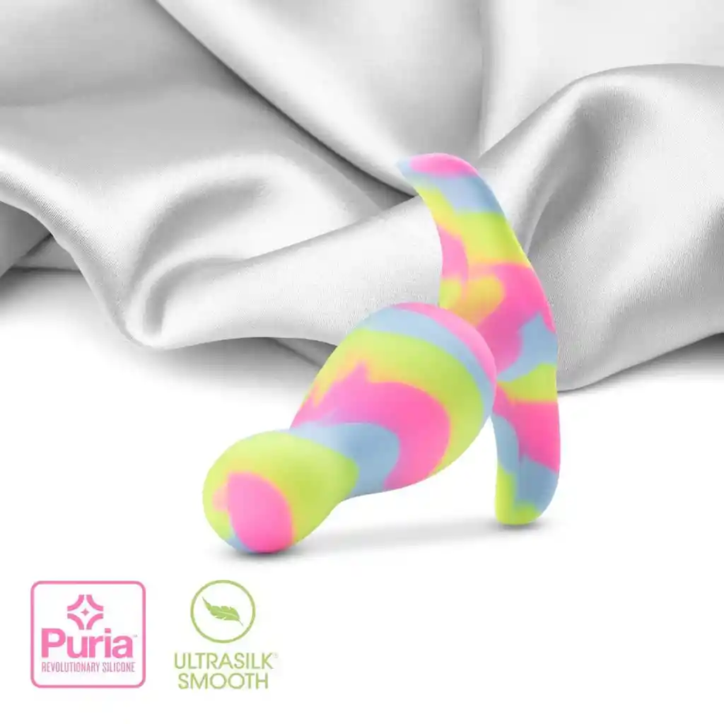 Plug Anal Kaleido 3" Siliconado Avant Blush Multicolor