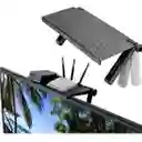 Repisa Pvs Ajustable Nk Gris Oscuro Para Tv Y Consolas 33cm X 15.5cm