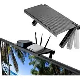 Repisa Pvs Ajustable Nk Gris Oscuro Para Tv Y Consolas 33cm X 15.5cm