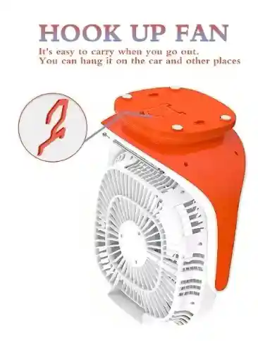 Ventilador Recargable Con Panel Solar Seisa Tyn-008bt Cantidad De Aspas 3 Estructura Blanco Aspas Blanco Diámetro 1 Cm