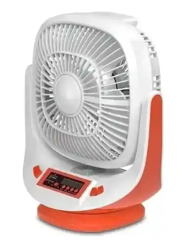 Ventilador Recargable Con Panel Solar Seisa Tyn-008bt Cantidad De Aspas 3 Estructura Blanco Aspas Blanco Diámetro 1 Cm