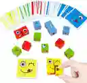 Juego De Mesa Cambia La Cara Montessori Cubo De Rubik Niños