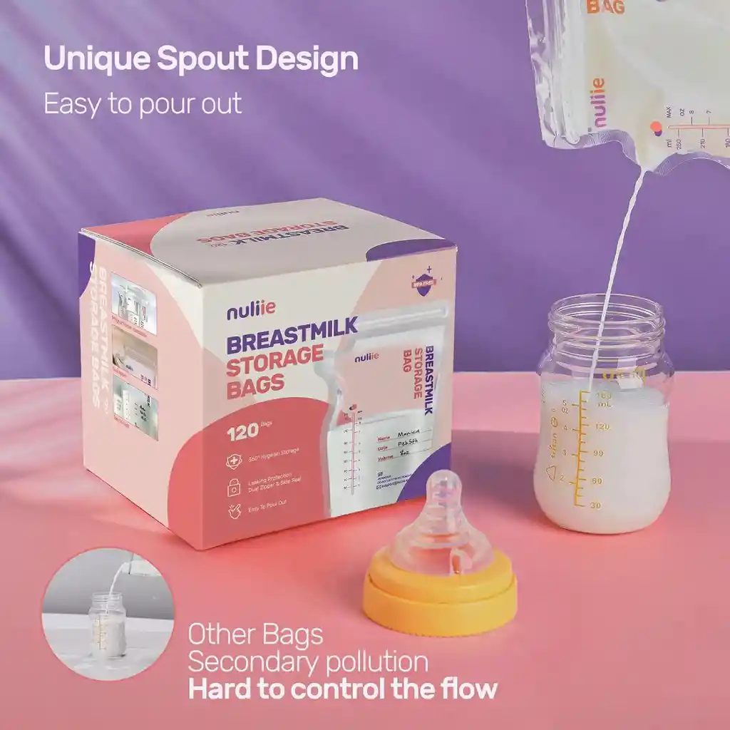 Bolsas De Almacenamiento De Leche Materna Por 120 Nuliie