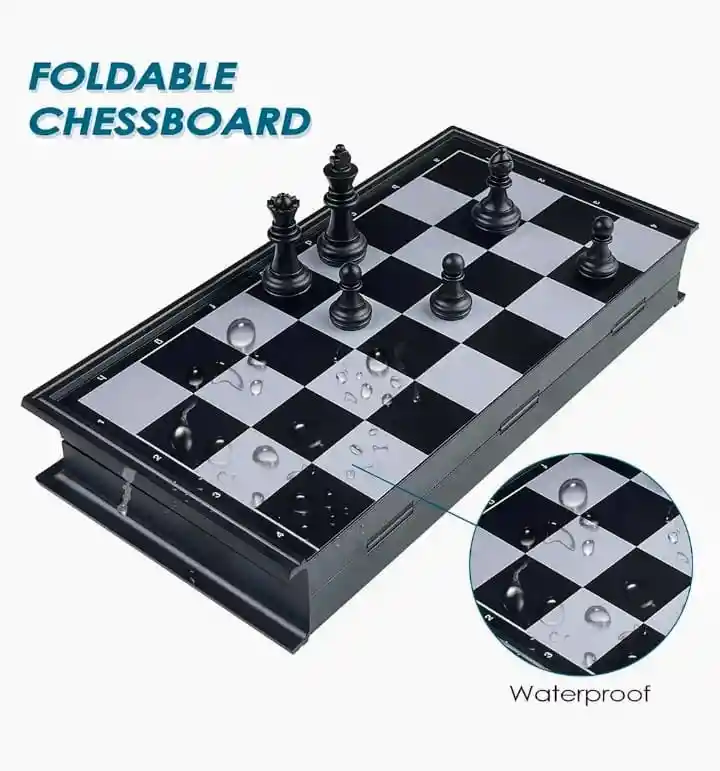 Ajedrez Magnético Juego De Mesa Chess Tablero (18x18 Cm) Ref/3320m