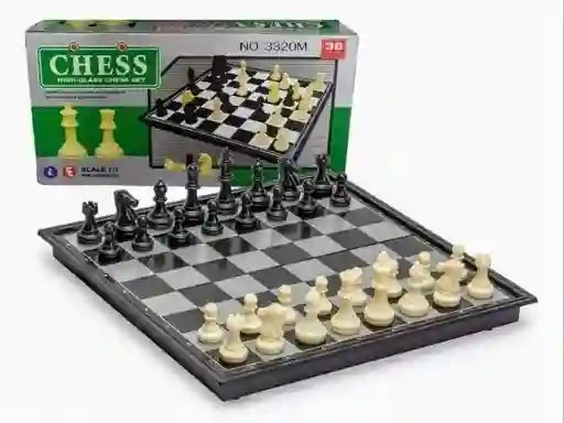Ajedrez Magnético Juego De Mesa Chess Tablero (18x18 Cm) Ref/3320m