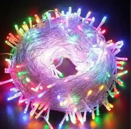 Luces De Navidad Navideña Multicolor 15 Metros