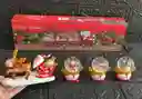 Trineo Santa Con Esferas 4 Piezas