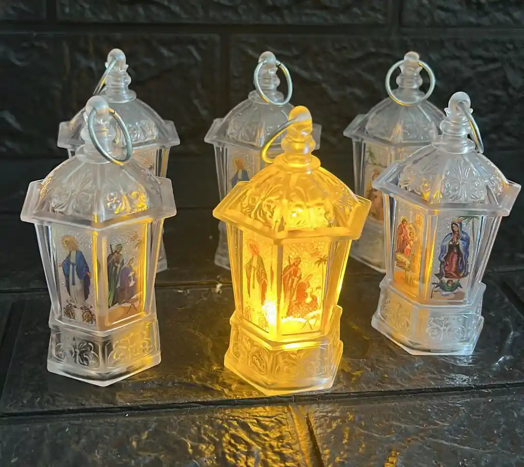 Farol Navideño Led Mini X6 Unidades