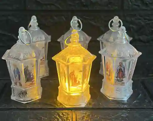 Farol Navideño Led Mini X6 Unidades