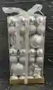 Bolas De Navidad X44 Unidades (4 #6) Y (40 #3) Plateadas
