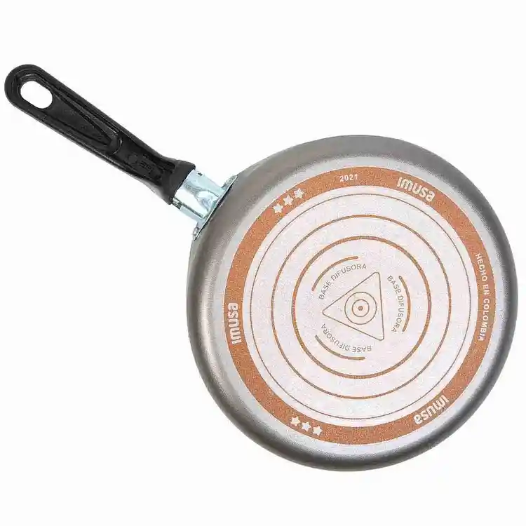 Mini Plancha Redonda Imusa Antiadherente Para Asar Talent Ligera