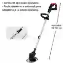 Guadaña Cortadora De Cesped Pasto Inalambrica Dos Baterias Recargable Sin Ruedas Negra