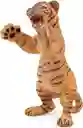 Figura Coleccionable Cría Tigre De Pie Pintada A Mano Papo
