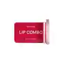 Kit Ruby Rose Lip Combo Labial+delineador Duo Kiss Rosa 04
