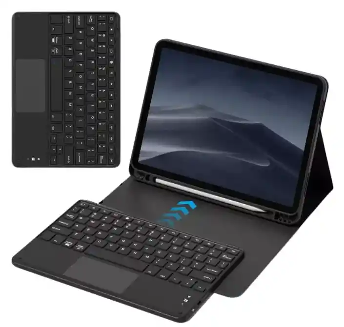 Forro Estuche Case Con Teclado Y Mouse Trackpad Para Tablet Ipad Pro11 2018-2022