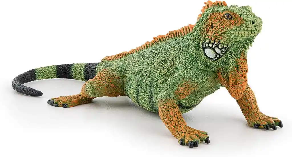 Figura Coleccionable Iguana Pintada A Mano Papo