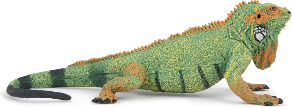 Figura Coleccionable Iguana Pintada A Mano Papo