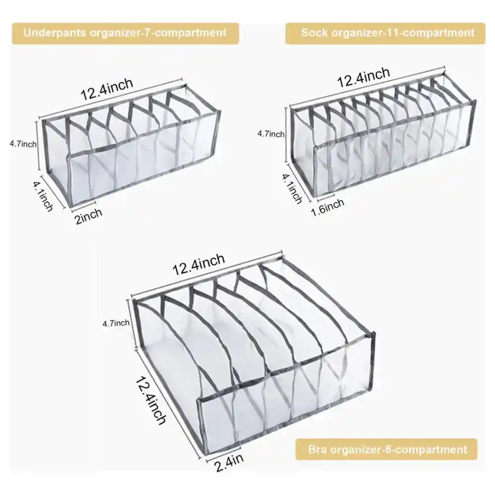Organizador De Cajones Plegable.