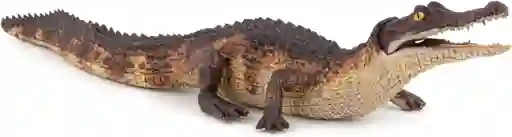 Figura Coleccionable Caimán Pintada A Mano Papo