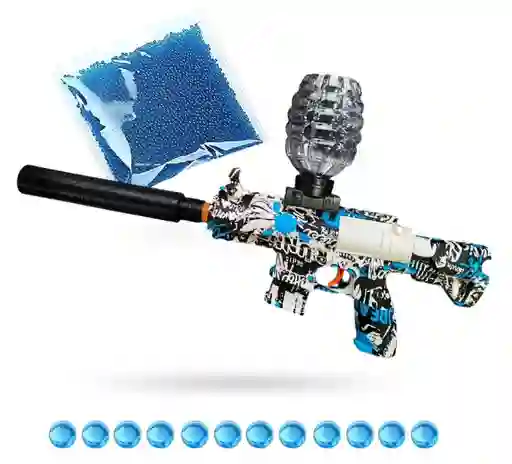 Rifle Ametralladora Juguete Hidrogel Recargable 10.000 Orviz
