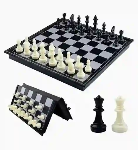 Ajedrez Magnético Juego De Mesa Chess Tablero (18x18 Cm) Ref/3320m
