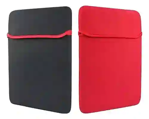 Funda Neopreno Doble Faz 14" Negro Y Rojo