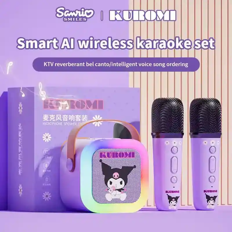 Parlante Bluetooth Karaoke 2 Micrófonos