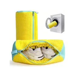 Fundas Para Lavar Zapatos En Lavadora Protección Inteligen Amarillo