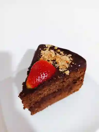 Porción De Torta De Chocolate